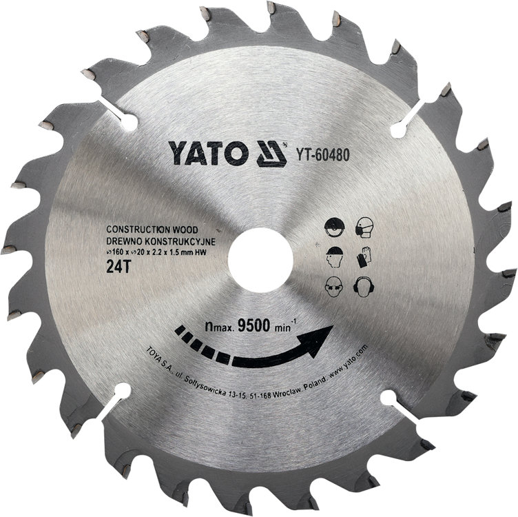 Piła tarczowa YATO, 160 mm YT-60480