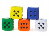 PIŁECZKA-KOSTKA PIANKOWA 6CM (12SZT), ADAR Adar