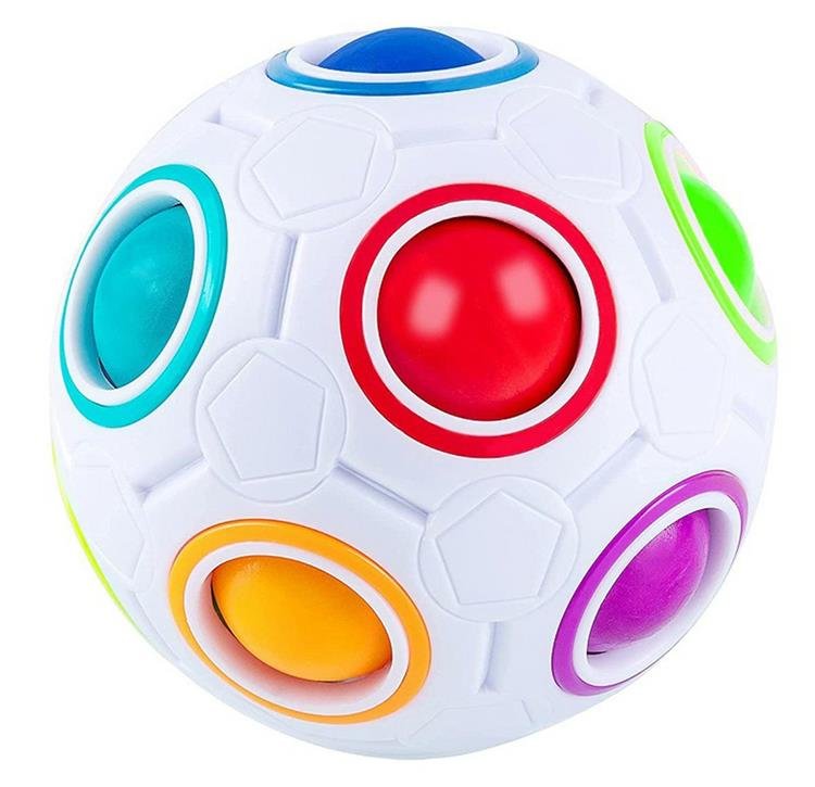 Zdjęcia - Zabawki interaktywne Piłeczka Magic Ball Zabawka Logiczna Wielokolorowa 8,5 Cm Ft29C
