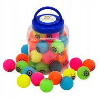 PIŁECZKI KAUCZUKOWE słoik 26 sztuk DUŻE 4,5 CM kauczuk OCZY w słoiku