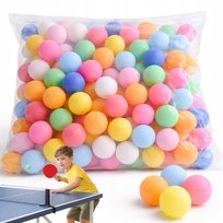 PIŁECZKI KOLOROWE DO PING PONGA TENISA STOŁOWEGO DUŻY ZESTAW 150 SZT