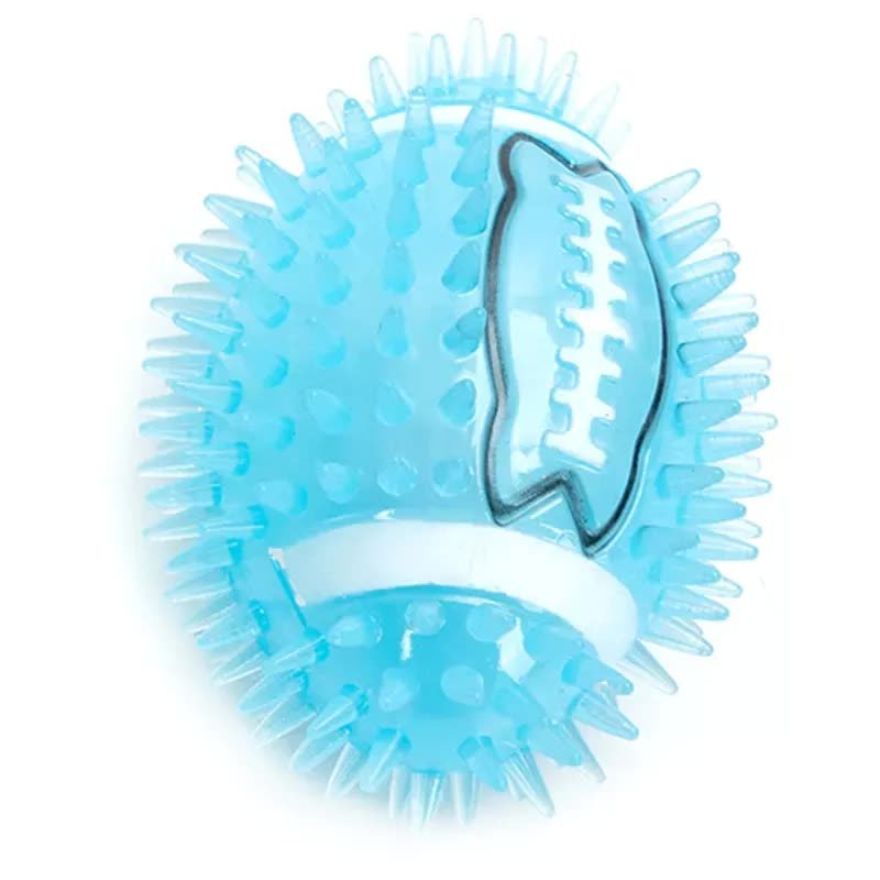 NOBLEZA Nobleza Piłka Dla Psa Z Wypustkami Piszczałka Rugby Z Tpr Świecąca I Piszcząca