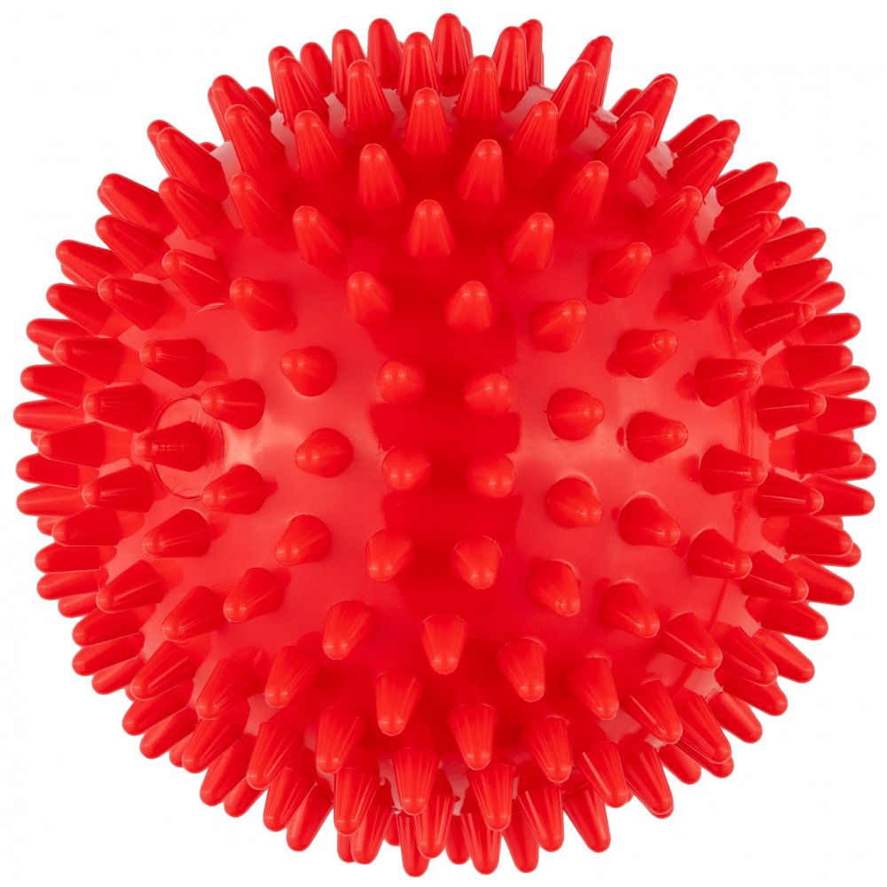 Zdjęcia - Masażer do ciała Ball Piłka Do Masażu Aqua-Sport Powerstrech Spiky  7.5cm Red 