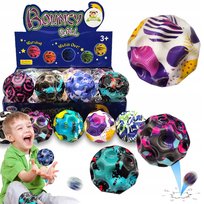 PIŁKA GALAKTYCZNA skacząca METEOR kosmiczna PIŁECZKA galaxy ball 7 cm