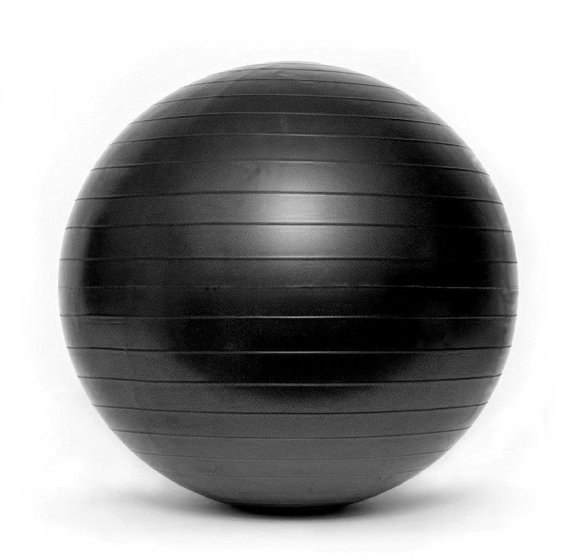 Piłka gimnastyczna 85 cm z pompką SMJ Sport, czarna