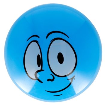 Piłka gumowa niebieska Buźka 23cm Artyk - Artyk