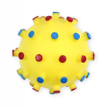 Piłka jeżowa z wypustkami PET NOVA roz. XL 12 cm piszcząca - PET-NOVA