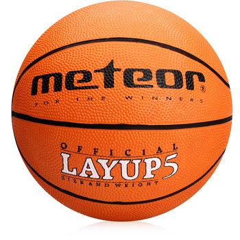 Piłka koszykowa Meteor Layup 5 pomarańczowy  - Meteor