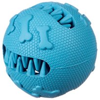 Piłka na przysmaki dla psa BARRY KING, niebieska, 7,5 cm