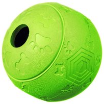 Piłka na przysmaki dla psa BARRY KING, zielona, 11 cm