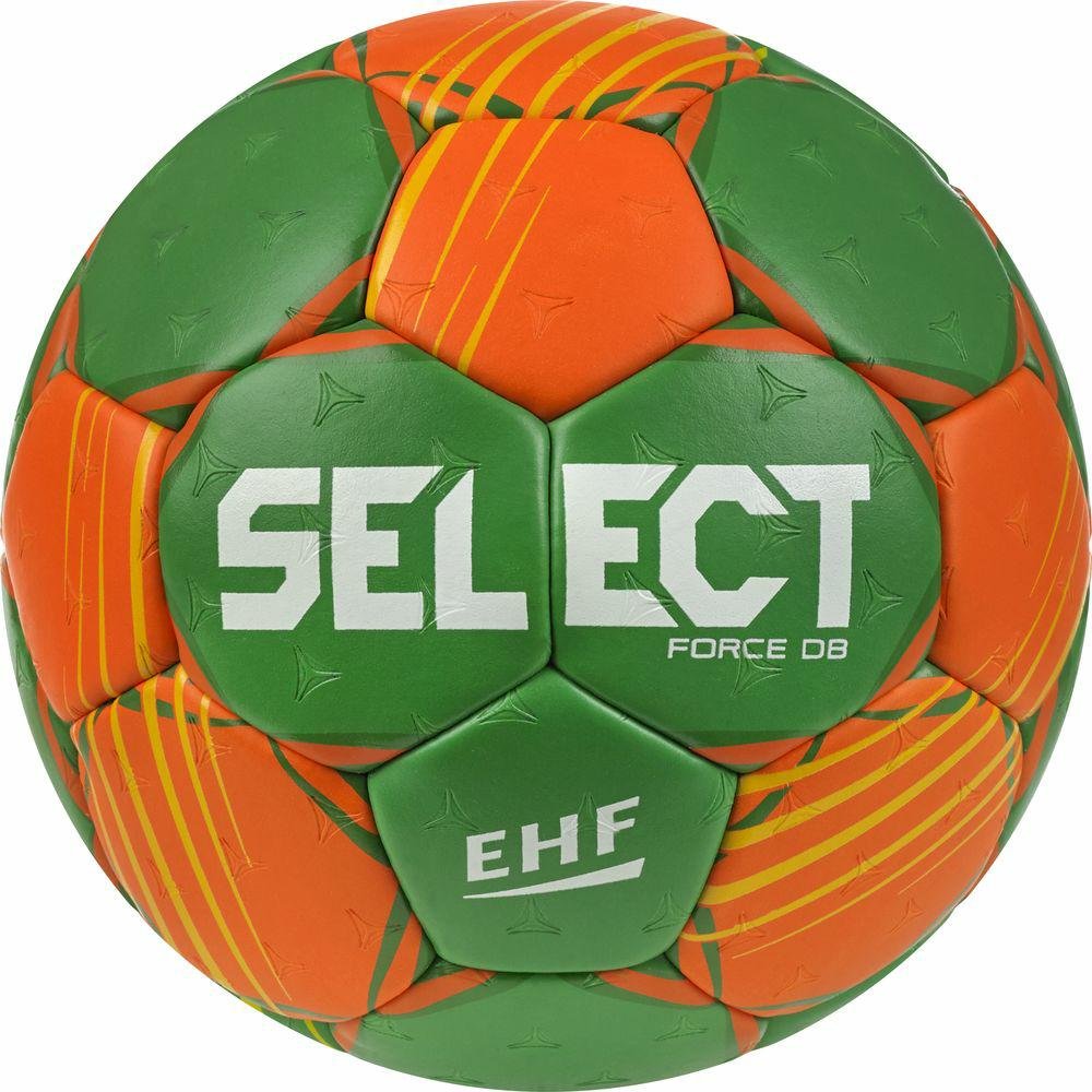 Zdjęcia - Piłka do piłki ręcznej SELECT Piłka Ręczna  Force Db Ehf Zielono-Pomarańczowa Rozmiar 2 