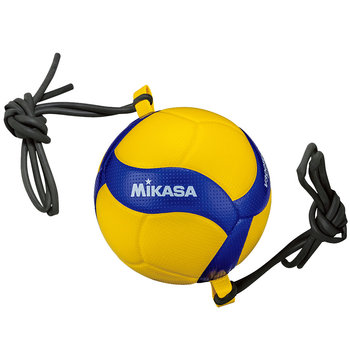 Piłka siatkowa Mikasa V300W-AT-TR z gumami żółto-niebieska - Mikasa