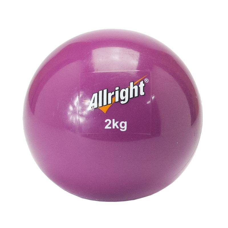 PIŁKA WAGOWA ALLRIGHT SAND BALL 2KG kolor: FIOLETOWY - Allright | Sport ...