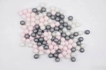 Piłki do basenu srebrna, perłowa, różowa jasna - Misioo