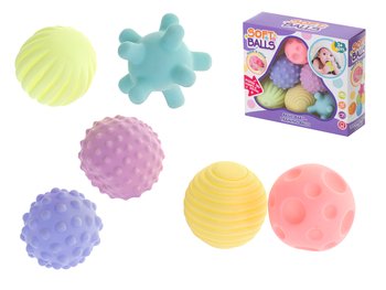 Piłki zabawki sensoryczne korekcyjne zestaw - ikonka