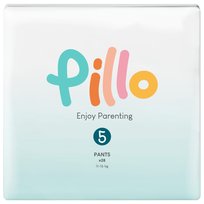 Pillo Pants Pieluchomajtki Rozmiar 5, 112x Pants Pieluchy Jednorazowe, 4 Paczek po 28 Pieluchomajtki, Pieluszki Junior (11-16 kg), 112 szt