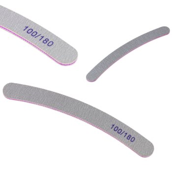 Pilnik Do Paznokci Banan Szary Zebra 100/180 - TOP-GIFT