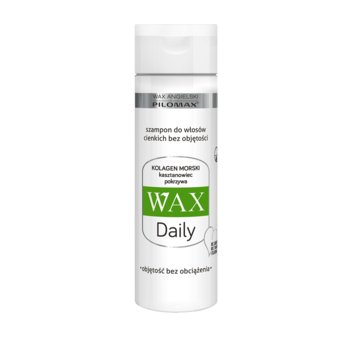 Pilomax Wax, Daily, szampon do włosów cienkich bez objętości, 200 ml - Pilomax Wax