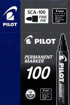 Pilot, marker permanentny SCA-100, czarny, 12 sztuk - Pilot