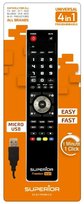 Pilot Uniwersalny 4in1 + kabel USB 4 urządzenia Inny producent