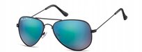 Pilotki Okulary Lustrzane Aviator Przeciwsłoneczne