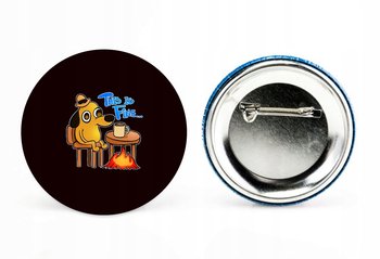 Pin Przypinka wpinka PIESEŁ This is fine MEM Pins - Atram