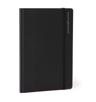 PININFARINA Segno Notebook Stone Paper, notes z kamienia, czarna okładka, gładki - Inna marka