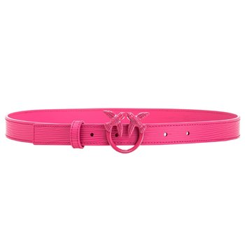 Pinko Cienki Pasek Skórzany H2 Belt Palmellato - Pinko