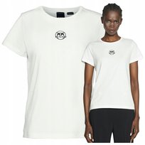 PINKO koszulka damska tshirt PREMIUM logo biała wyszczuplająca ŁADNA PINKO koszulka damska tshirt PREMIUM logo biała wyszczuplająca ŁADNA r.M