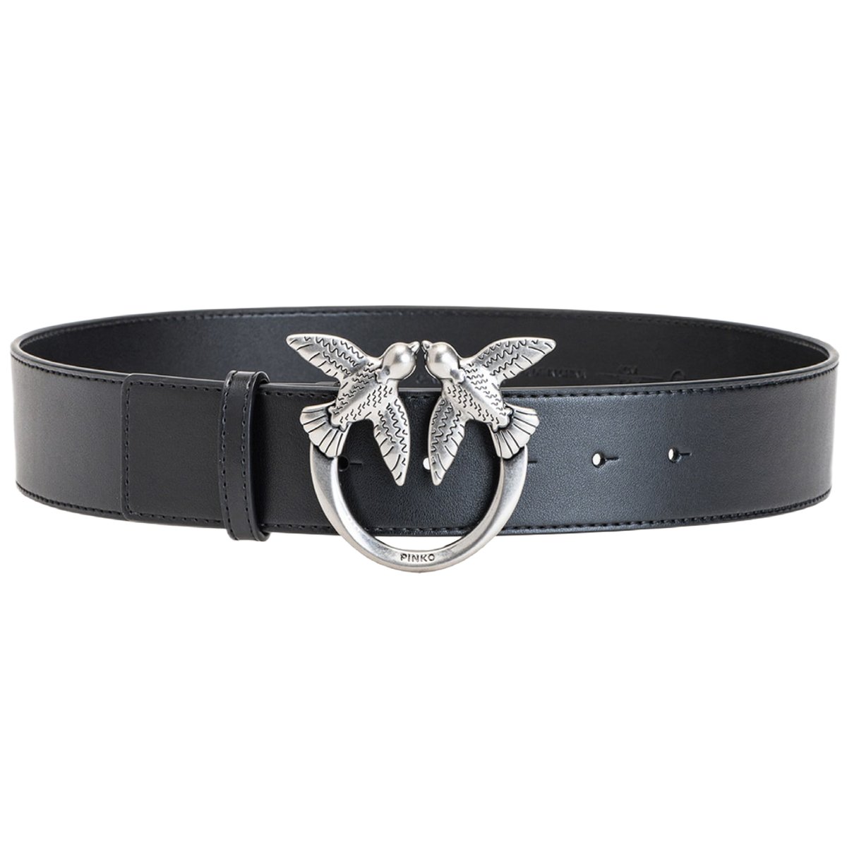 Pinko Love Berry H4 Riem - Zwart - Antiek Goud - Vergelijk prijzen