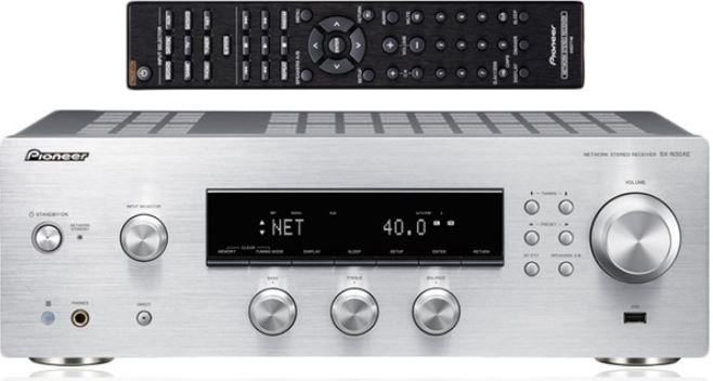 Pioneer N-30AE – odtwarzacz strumieniowy z Wi-Fi i Bluetooth : Kolor - Srebrny