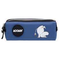 Piórnik dwukomorowy, Moomin, granatowy Empik