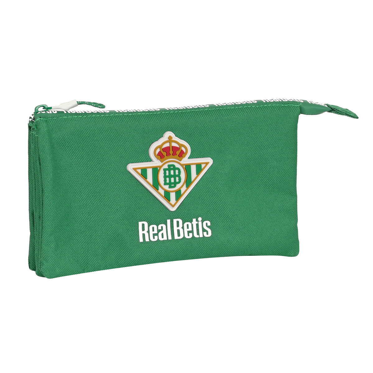 Piórnik Podwójny Real Betis Balompié Kolor Zielony 22 x 12 x 3 cm ...