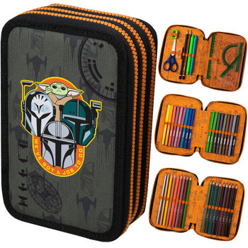 PIÓRNIK POTRÓJNY Z WYPOSAŻENIEM COOLPACK JUMPER 3 STAR WARS MANDALORIAN - CoolPack