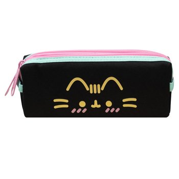Piórnik, Pusheen, Dwa Zamki, Czarno-różowy kot - Empik