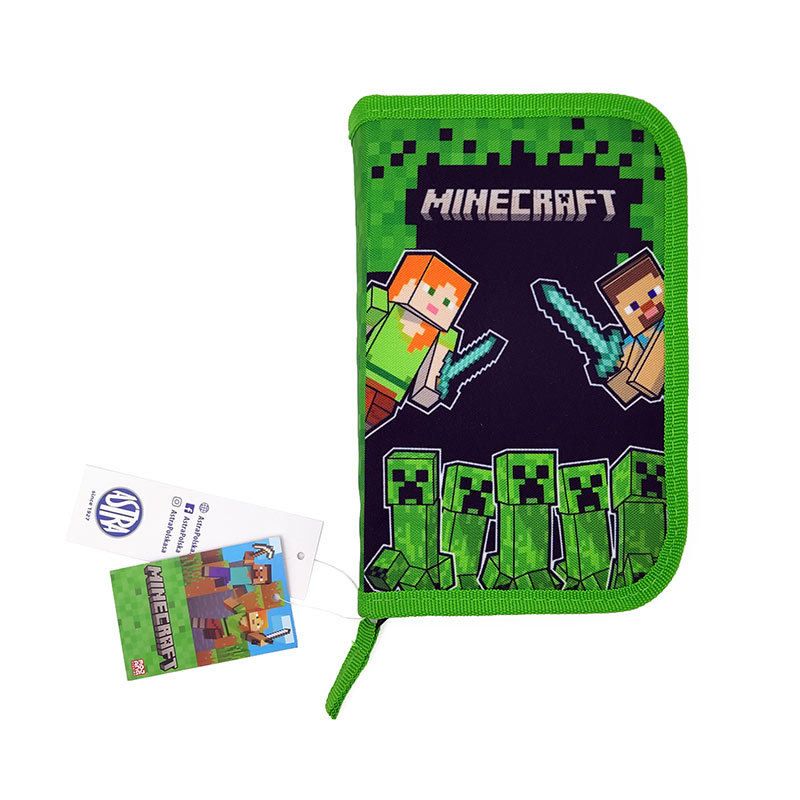 Piórnik rozkładany dla chłopca, Astra, Minecraft, zielony - Astra ...