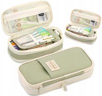 Piórnik rozkładany dla dzieci, Edibazzar, gładki, jasnozielony