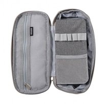 Piórnik rozkładany dla dzieci, PR06SZ UPOMINKARNIA, gładki, szary