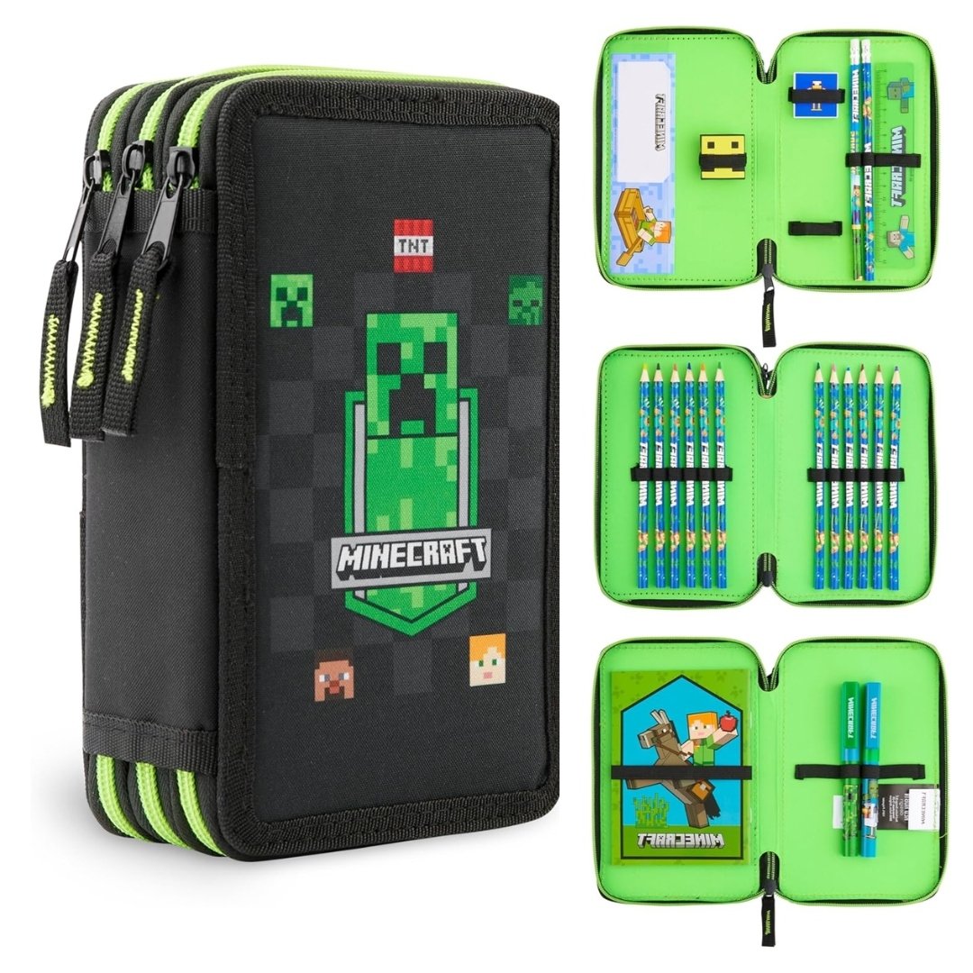 Piórnik rozkładany potrójny Minecraft - Inna marka | Sklep EMPIK.COM