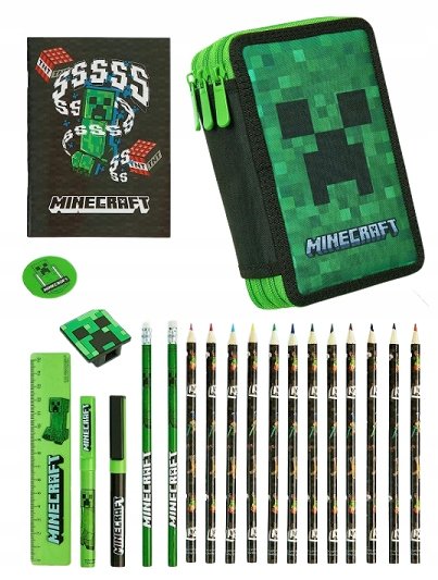 Piórnik rozkładany potrójny Minecraft - Inna marka | Sklep EMPIK.COM