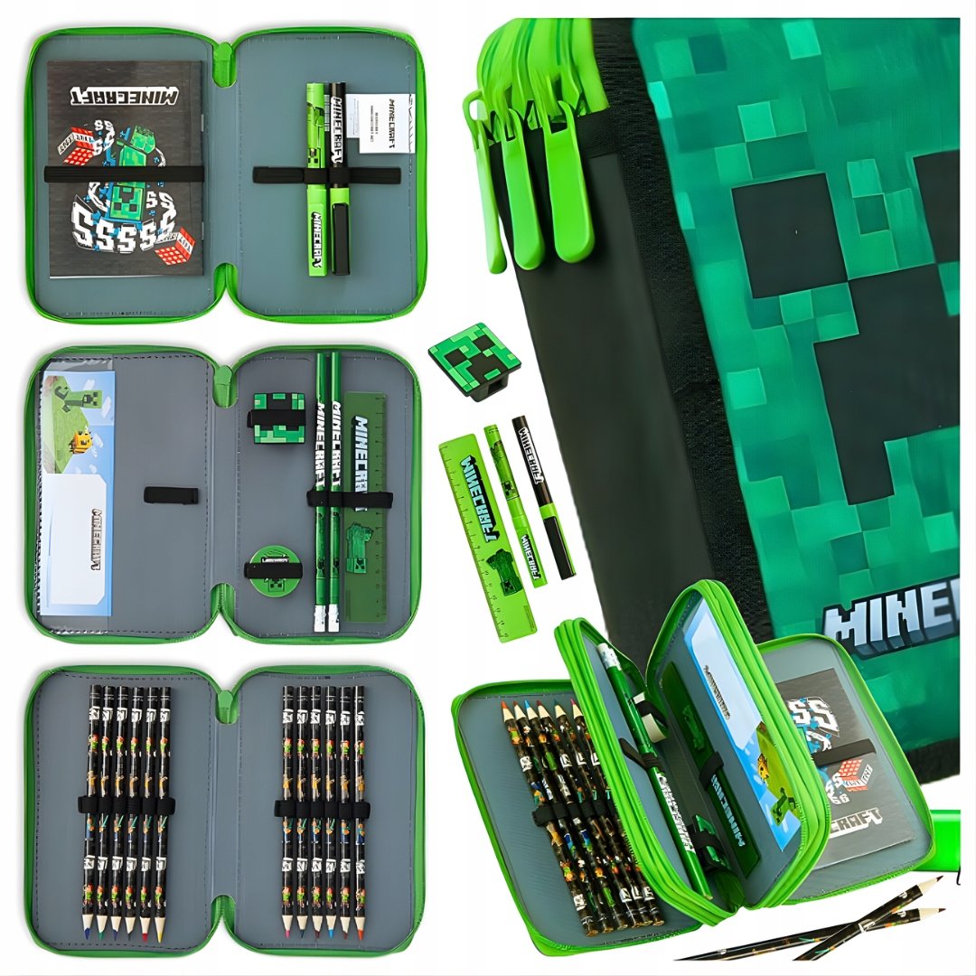 Piórnik rozkładany potrójny Minecraft - Inna marka | Sklep EMPIK.COM