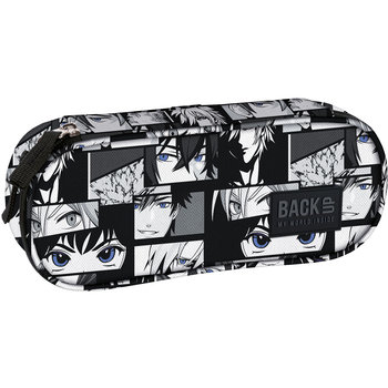 Piórnik saszetka, dla chłopca, BackUp, grafika, biały - BackUp