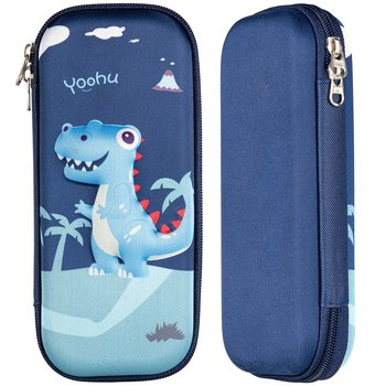 Piórnik saszetka, dla chłopca, Ragi, dinozaury, niebieski - Ragi