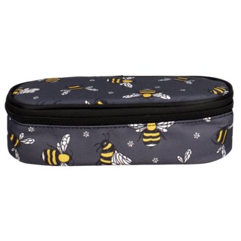 Piórnik saszetka dla dzieci Incood Pszczoły grafitowy - incood