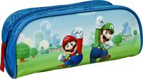 Piórnik saszetka dla dzieci, Kids Euroswan, Super Mario, niebieski