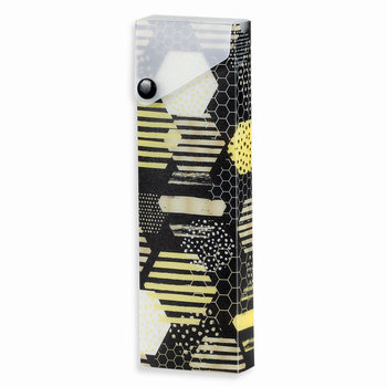 Piórnik saszetka dla dzieci, Paperdot, geometryczny, czarny - Paperdot