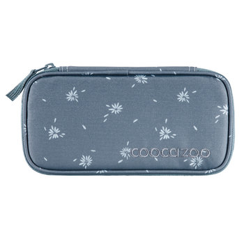 Piórnik saszetka dla dziewczynki Coocazoo Bloomy daisy kwiaty szary - Coocazoo