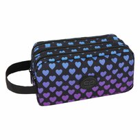 Piórnik saszetka dla dziewczynki Coolpack Primus L Dark Marshmallow serca