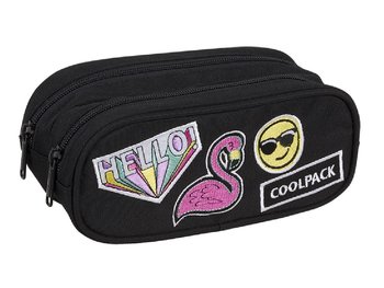 Piórnik Szkolny Coolpack Clever Badges Girls Black 93897Cp - CoolPack