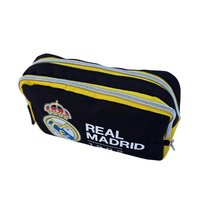 Piórnik Szkolny Do Szkoły Czarny Real Madryt Dwie Przegrody Suwak